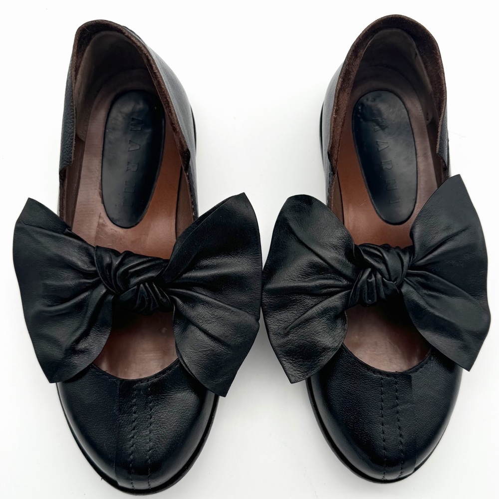 Marni Bow Ballet Flats